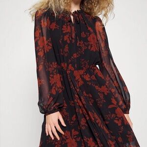 Stevie Hender - Dress (Orange and Navy)